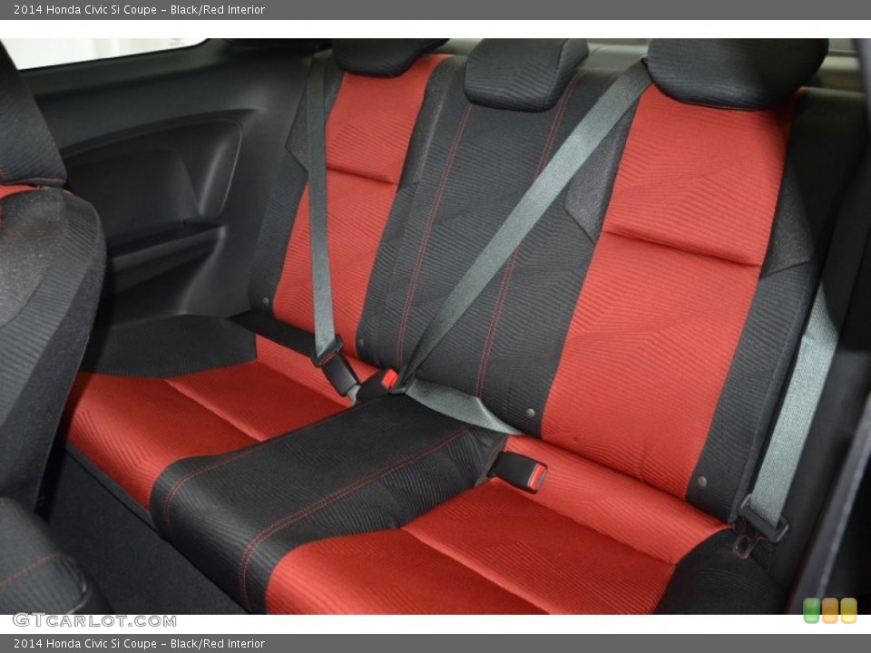 Black/Red Interior Rear Seat for the 2014 Honda Civic Si Coupe #94410029