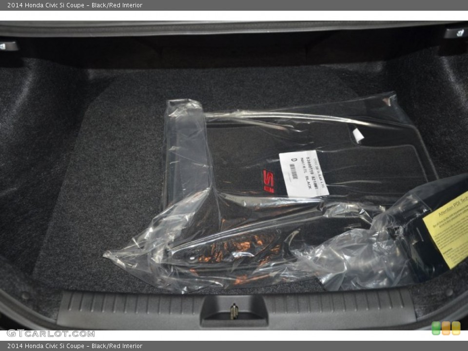 Black/Red Interior Trunk for the 2014 Honda Civic Si Coupe #94410059