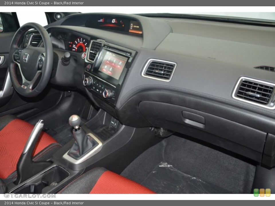 Black/Red Interior Dashboard for the 2014 Honda Civic Si Coupe #94410128