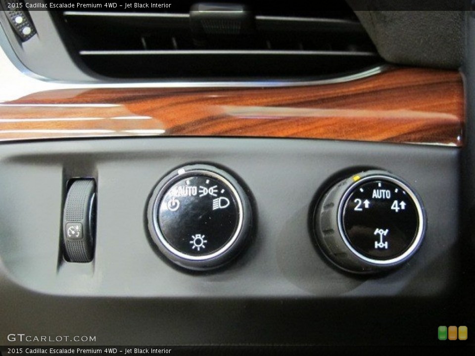 Jet Black Interior Controls for the 2015 Cadillac Escalade Premium 4WD #94413161
