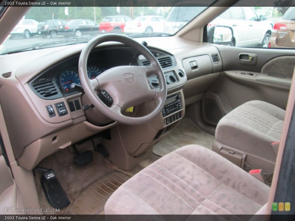 Oak 2003 Toyota Sienna Interiors