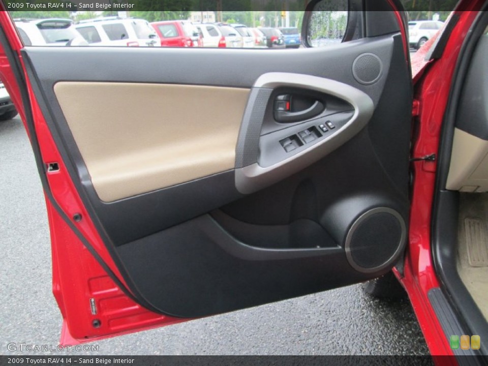 Sand Beige Interior Door Panel for the 2009 Toyota RAV4 I4 #94416956