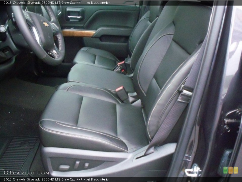 Jet Black Interior Front Seat for the 2015 Chevrolet Silverado 2500HD LTZ Crew Cab 4x4 #94420013