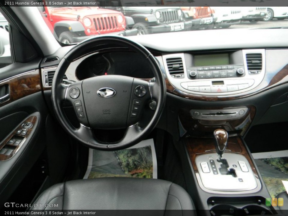 Jet Black Interior Photo for the 2011 Hyundai Genesis 3.8 Sedan #94421945