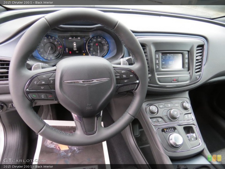 Black Interior Steering Wheel for the 2015 Chrysler 200 S #94429880