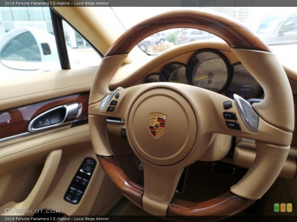 Luxor Beige Interior Steering Wheel for the 2014 Porsche Panamera S E-Hybrid #94431030