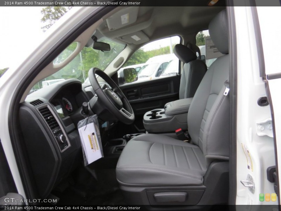 Black/Diesel Gray 2014 Ram 4500 Interiors