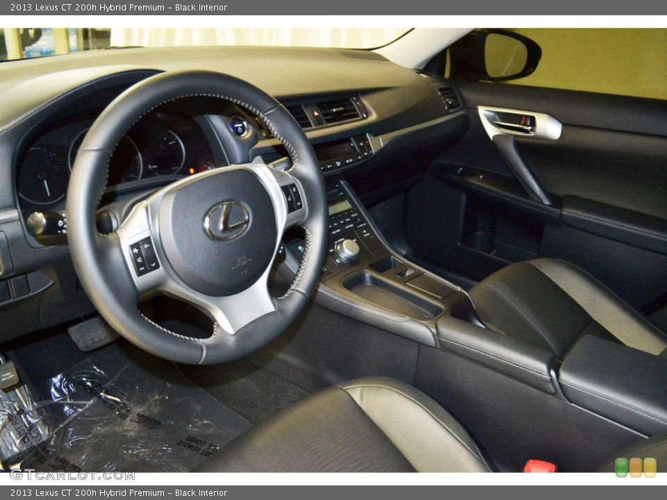 Black Interior Photo for the 2013 Lexus CT 200h Hybrid Premium #94432433