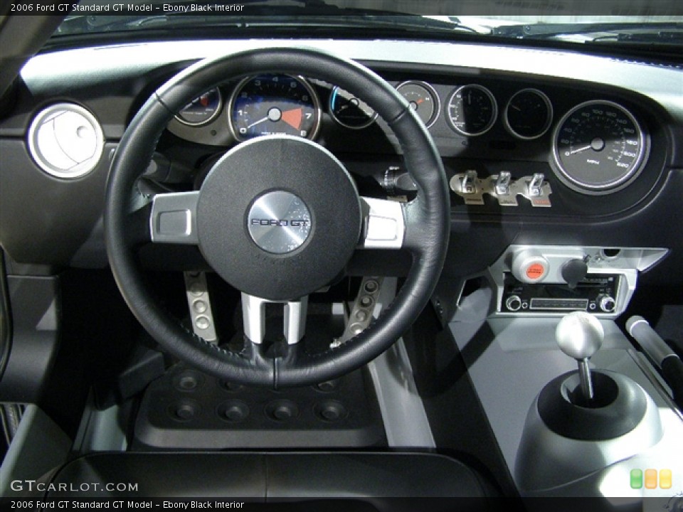 Ebony Black Interior Dashboard for the 2006 Ford GT  #94433