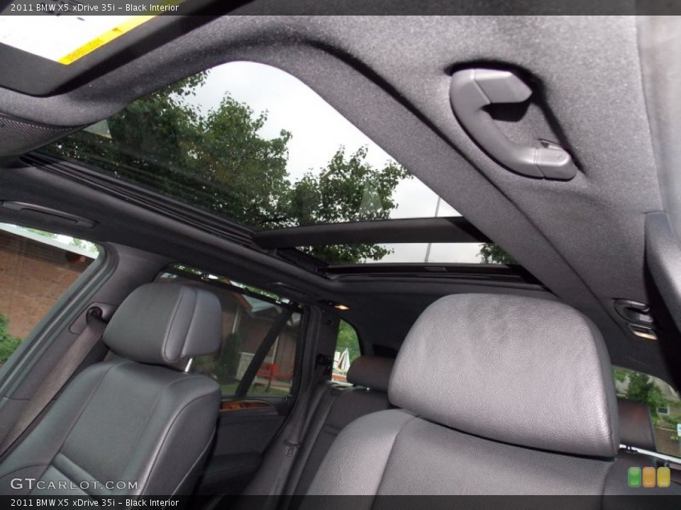 Black Interior Sunroof for the 2011 BMW X5 xDrive 35i #94436399
