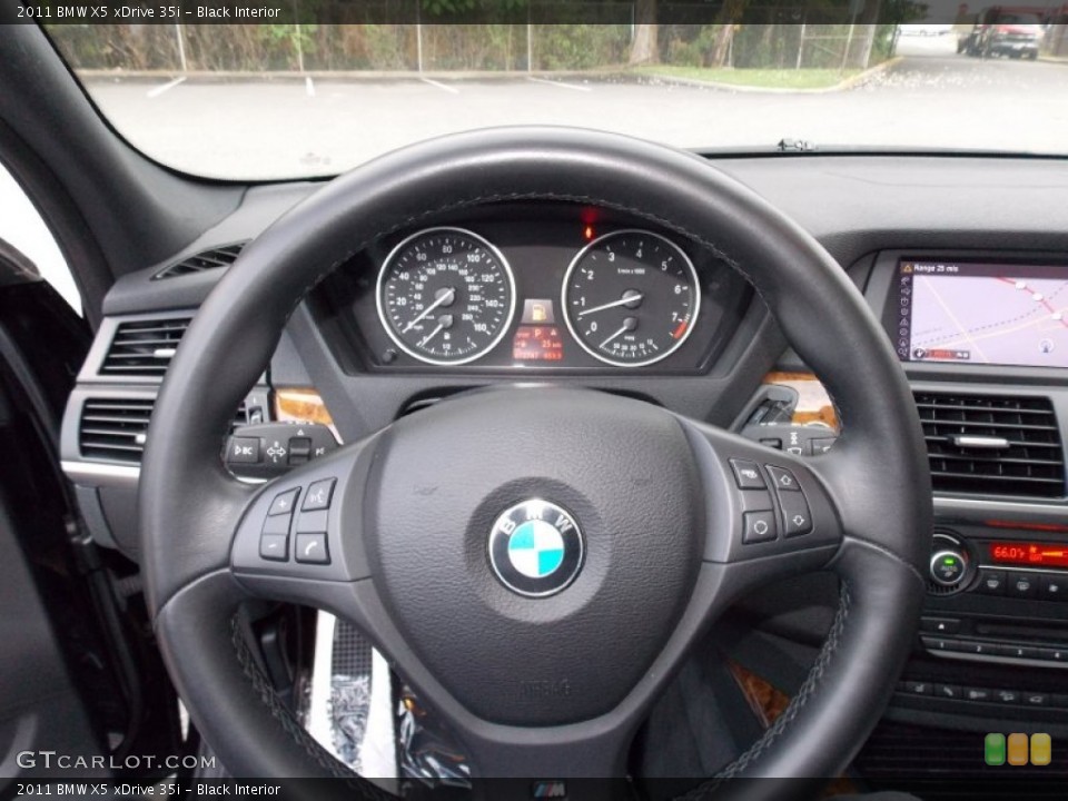 Black Interior Steering Wheel for the 2011 BMW X5 xDrive 35i #94436501