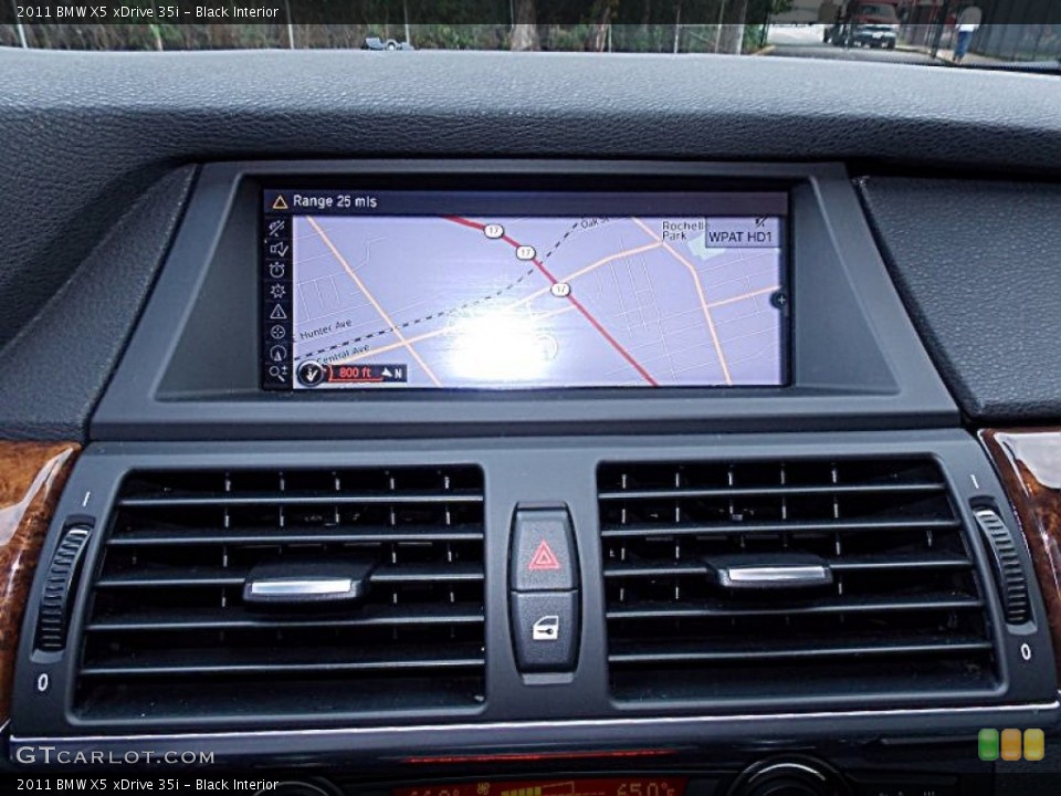 Black Interior Navigation for the 2011 BMW X5 xDrive 35i #94436525