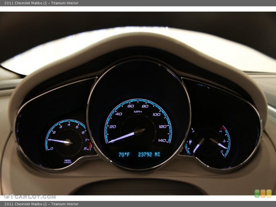 Titanium Interior Gauges for the 2011 Chevrolet Malibu LS #94436921