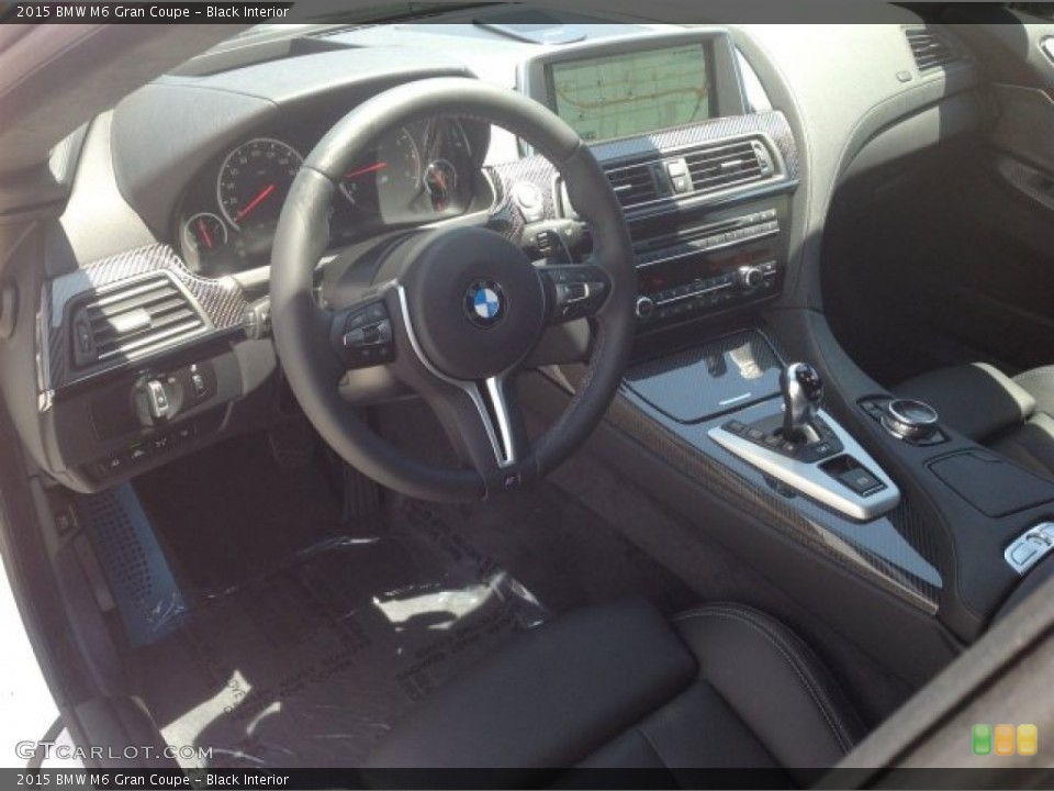 Black Interior Photo for the 2015 BMW M6 Gran Coupe #94440455