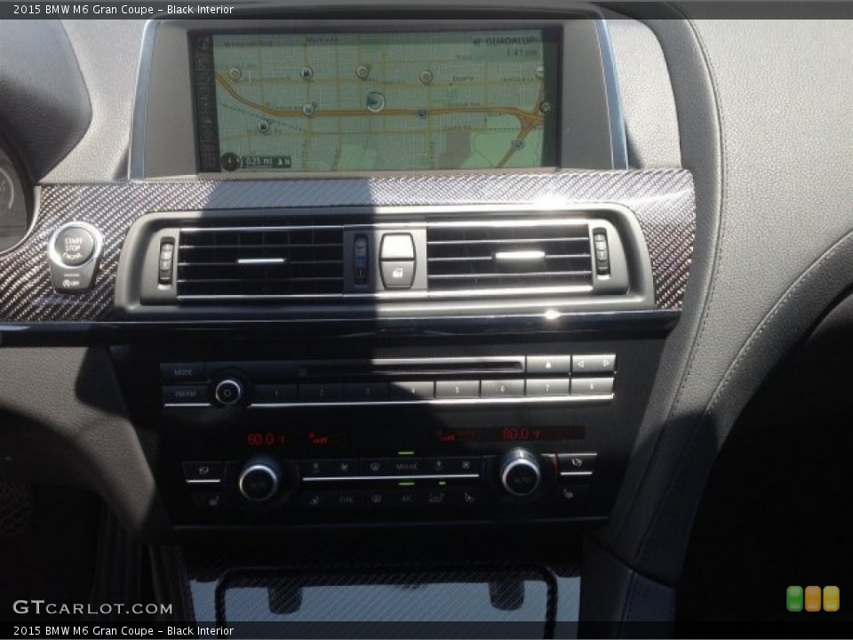 Black Interior Controls for the 2015 BMW M6 Gran Coupe #94440503
