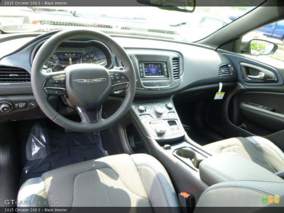 Black Interior Prime Interior for the 2015 Chrysler 200 S #94448819