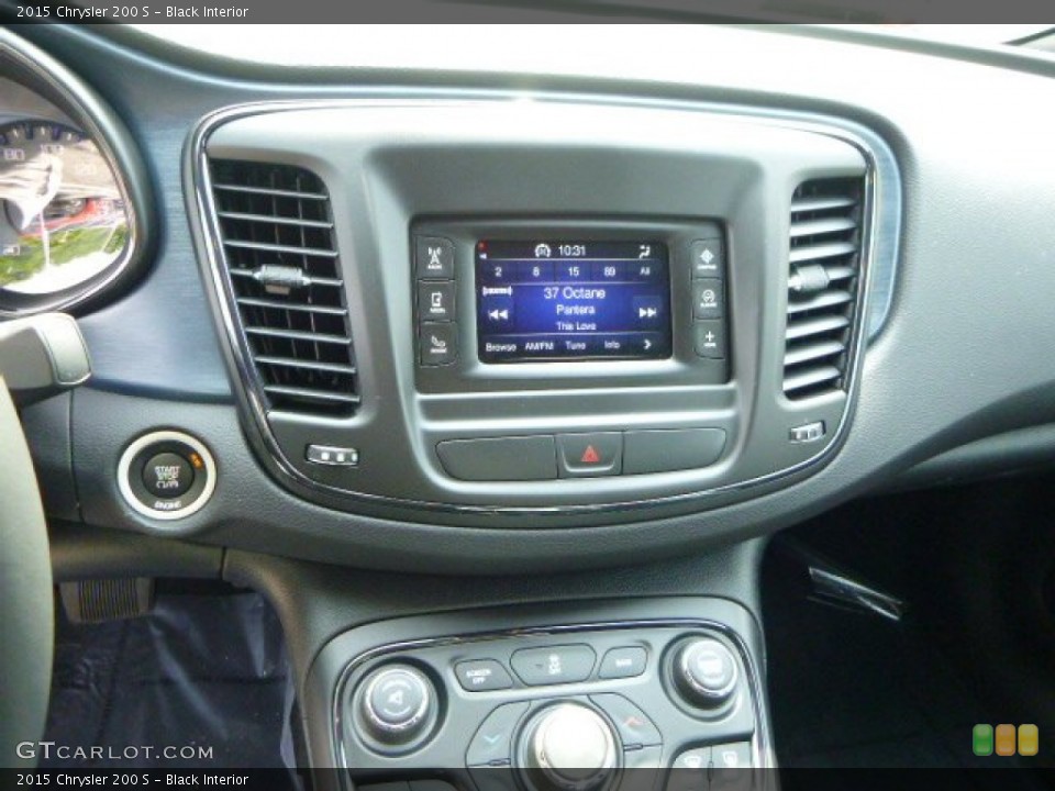 Black Interior Controls for the 2015 Chrysler 200 S #94448891