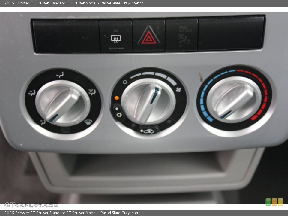 Pastel Slate Gray Interior Controls for the 2006 Chrysler PT Cruiser  #94449836