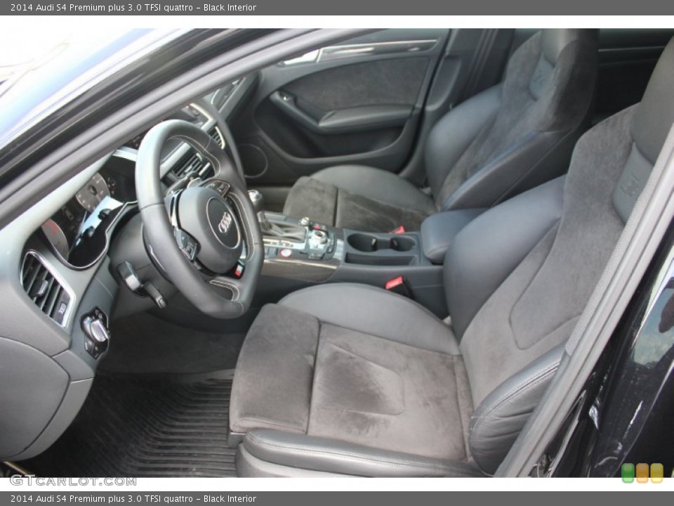 Black Interior Front Seat for the 2014 Audi S4 Premium plus 3.0 TFSI quattro #94452953