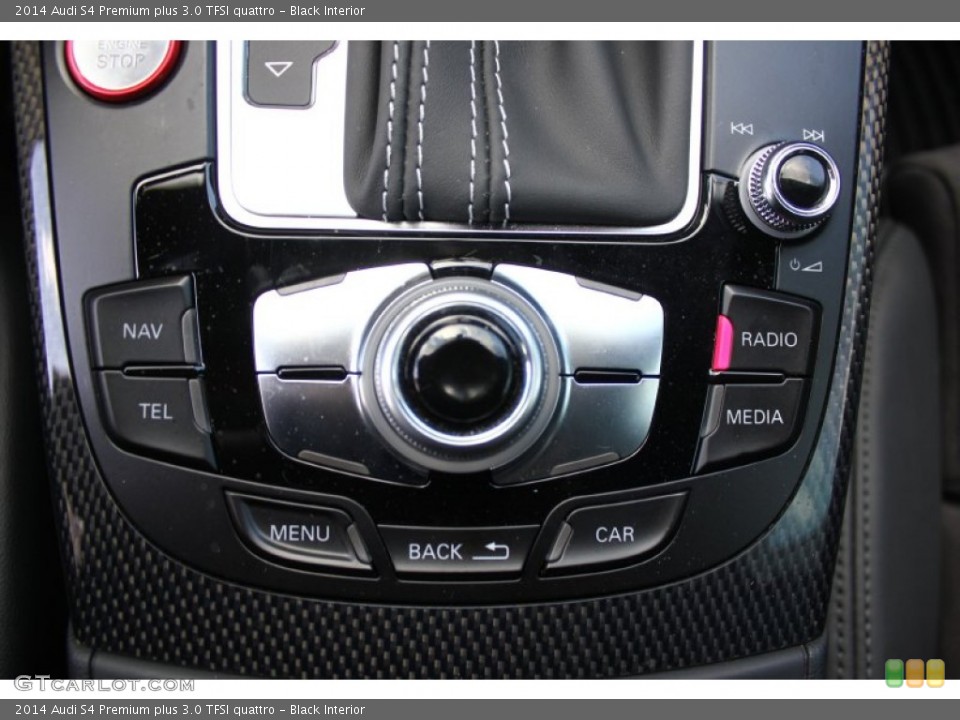 Black Interior Controls for the 2014 Audi S4 Premium plus 3.0 TFSI quattro #94453061