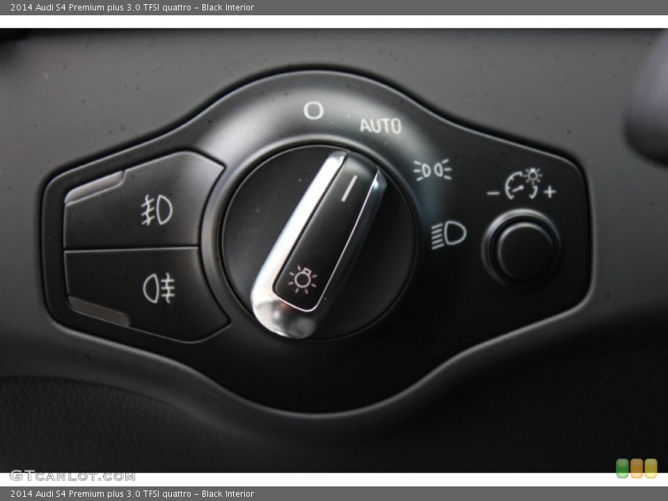 Black Interior Controls for the 2014 Audi S4 Premium plus 3.0 TFSI quattro #94453322