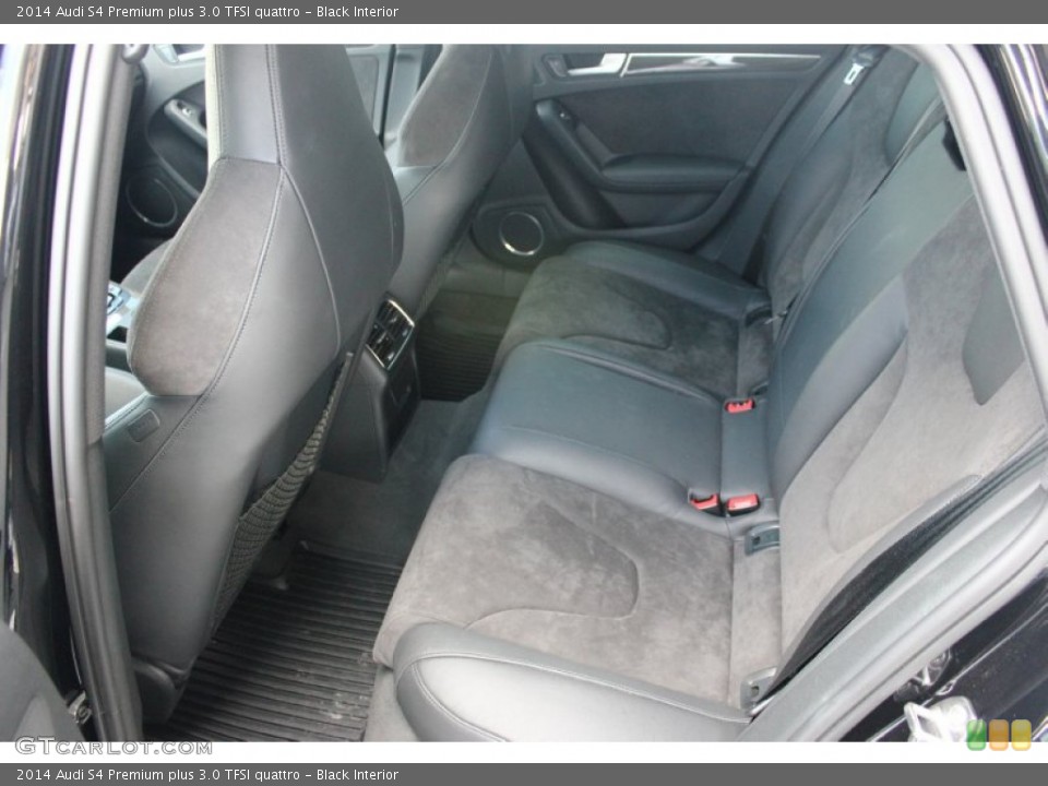 Black Interior Rear Seat for the 2014 Audi S4 Premium plus 3.0 TFSI quattro #94453403