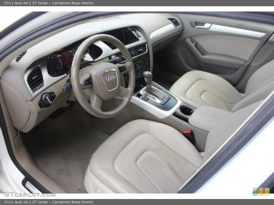 Cardamom Beige Interior Photo for the 2011 Audi A4 2.0T Sedan #94454046
