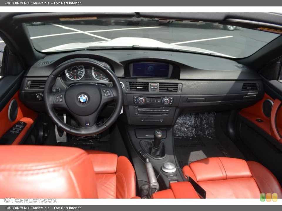 Fox Red Interior Dashboard for the 2008 BMW M3 Convertible #94454552