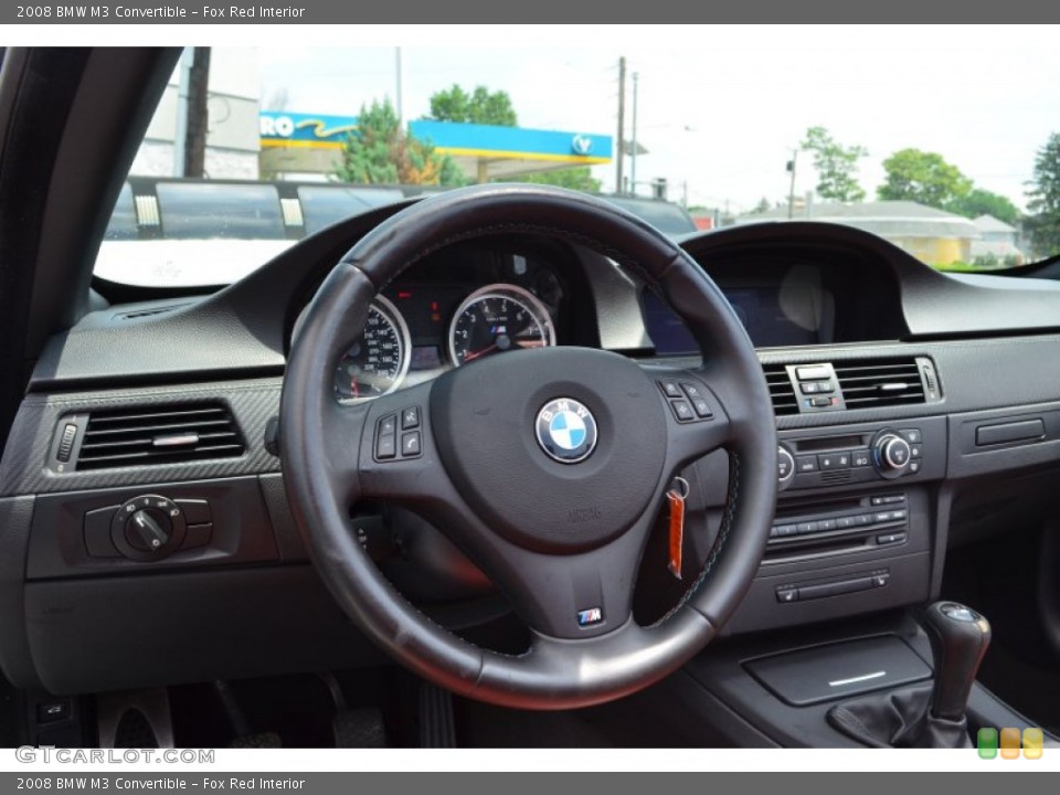 Fox Red Interior Steering Wheel for the 2008 BMW M3 Convertible #94454621