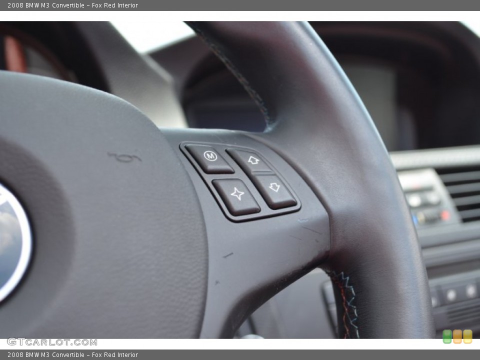 Fox Red Interior Controls for the 2008 BMW M3 Convertible #94454672