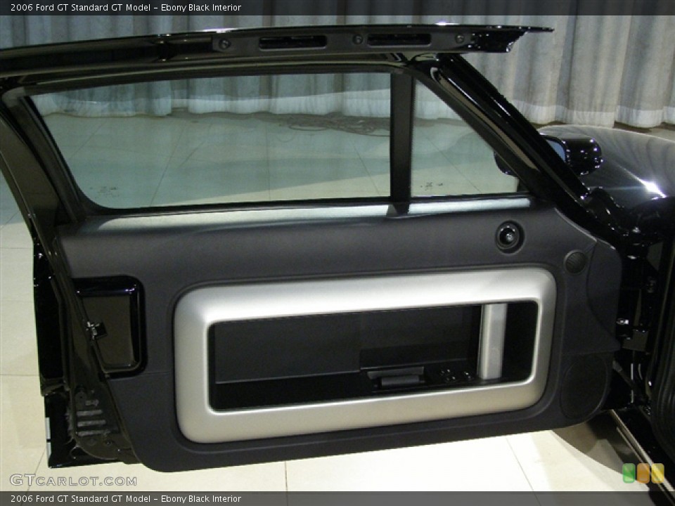 Ebony Black Interior Door Panel for the 2006 Ford GT  #94457