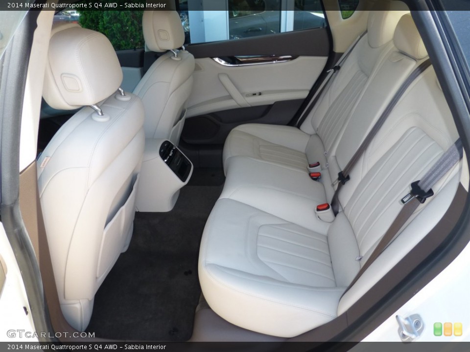 Sabbia Interior Rear Seat for the 2014 Maserati Quattroporte S Q4 AWD #94458179