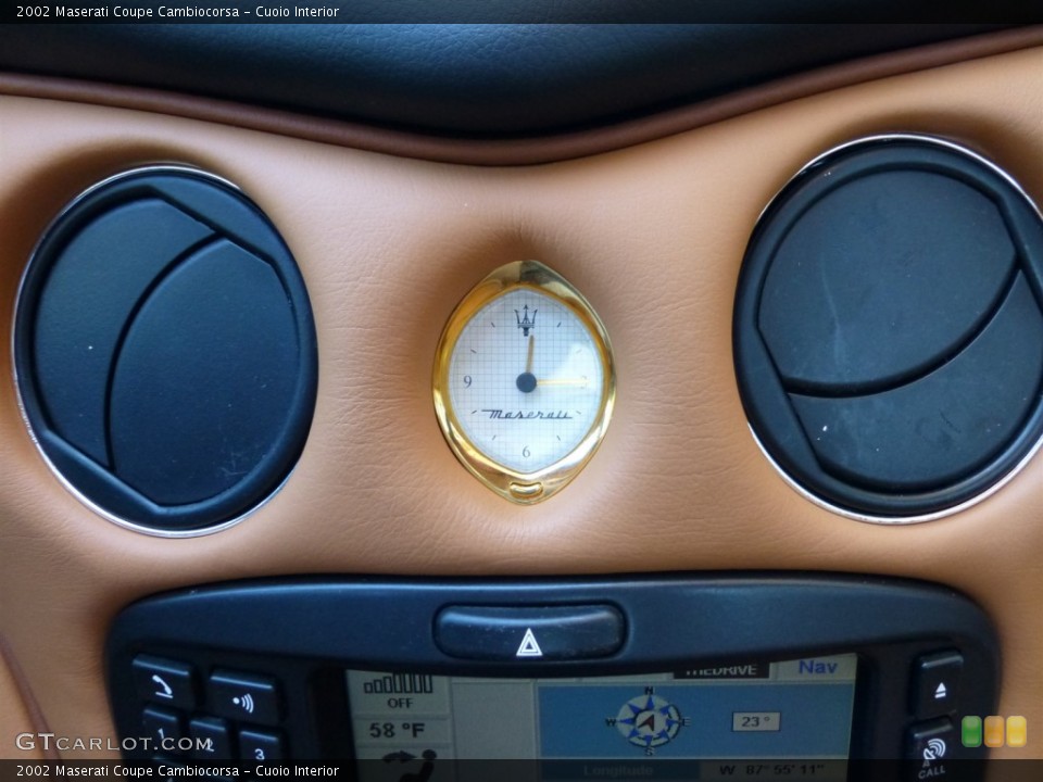 Cuoio Interior Gauges for the 2002 Maserati Coupe Cambiocorsa #94458530