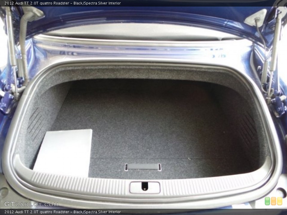 Black/Spectra Silver Interior Trunk for the 2012 Audi TT 2.0T quattro Roadster #94459361