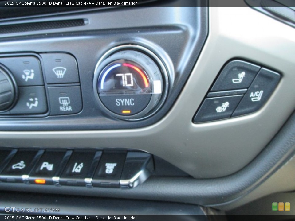 Denali Jet Black Interior Controls for the 2015 GMC Sierra 3500HD Denali Crew Cab 4x4 #94459772