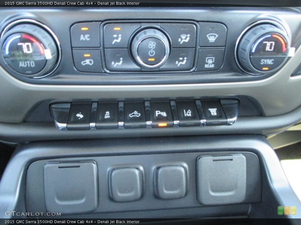 Denali Jet Black Interior Controls for the 2015 GMC Sierra 3500HD Denali Crew Cab 4x4 #94459778