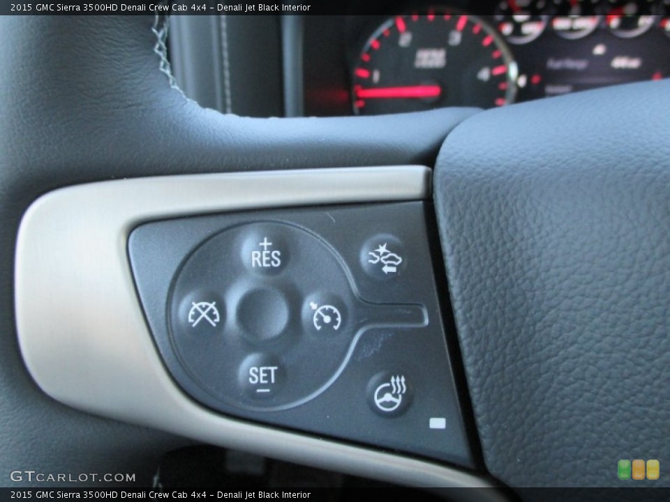 Denali Jet Black Interior Controls for the 2015 GMC Sierra 3500HD Denali Crew Cab 4x4 #94459817