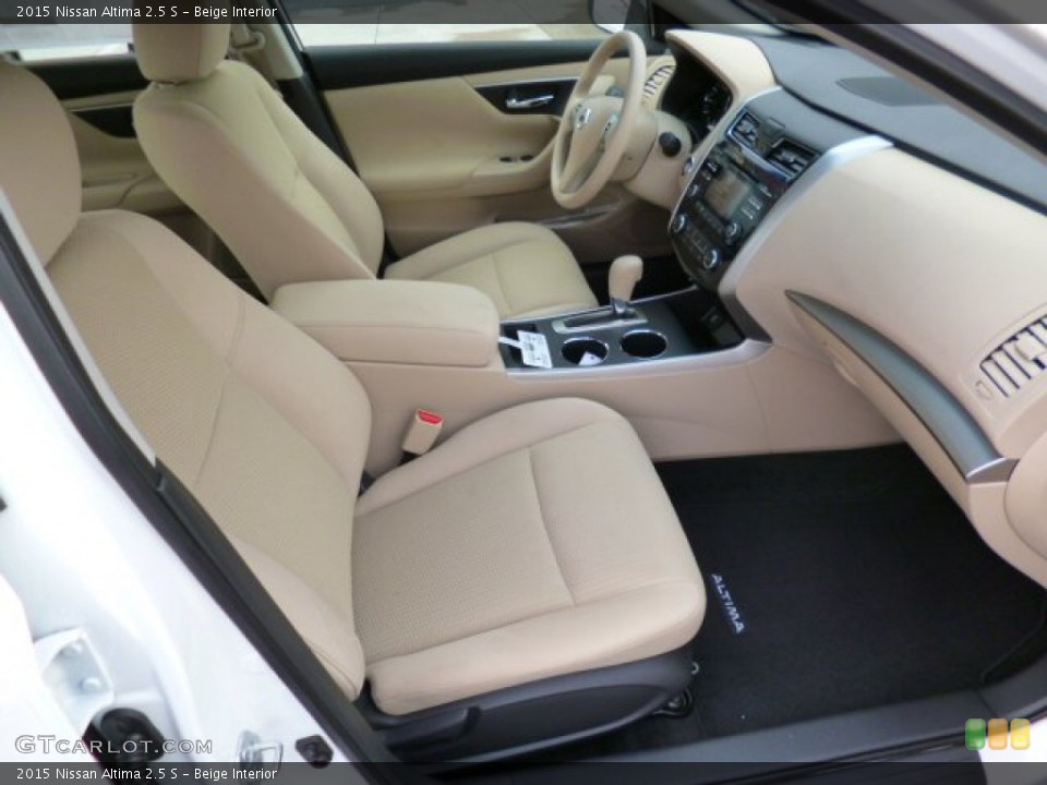 Beige Interior Front Seat for the 2015 Nissan Altima 2.5 S #94463551