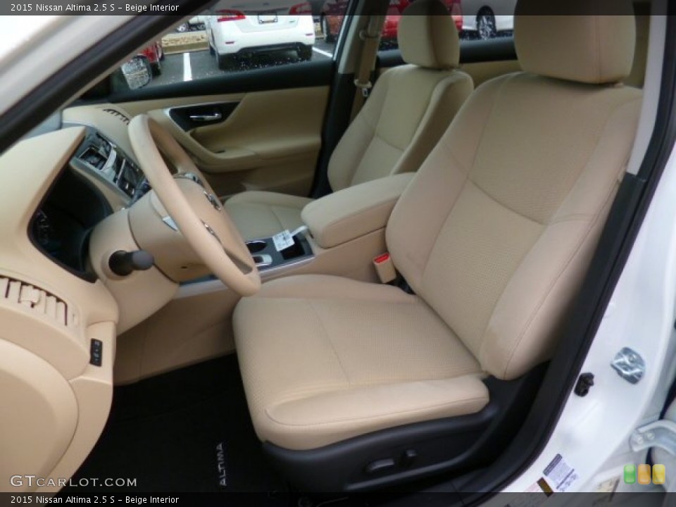 Beige Interior Front Seat for the 2015 Nissan Altima 2.5 S #94463651