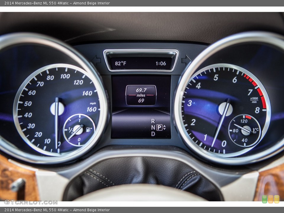 Almond Beige Interior Gauges for the 2014 Mercedes-Benz ML 550 4Matic #94464358