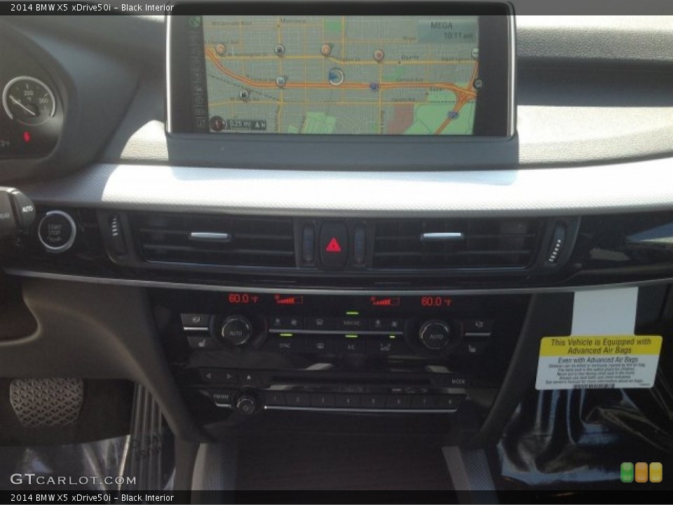 Black Interior Navigation for the 2014 BMW X5 xDrive50i #94468591