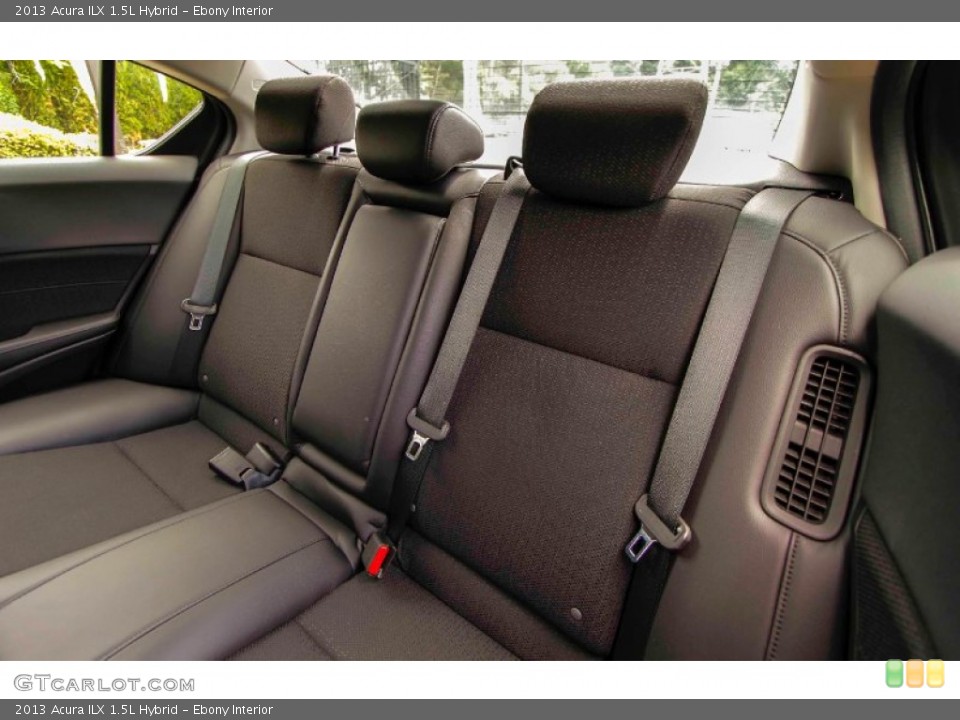 Ebony Interior Rear Seat for the 2013 Acura ILX 1.5L Hybrid #94470037
