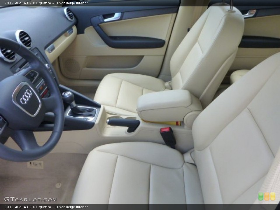 Luxor Beige Interior Front Seat for the 2012 Audi A3 2.0T quattro #94480250