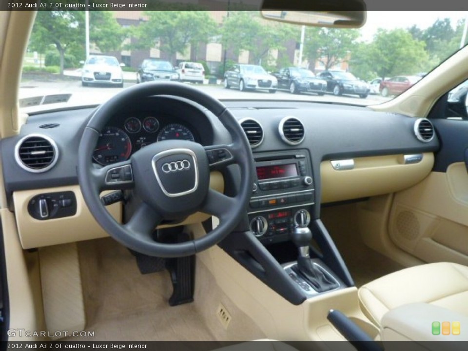 Luxor Beige Interior Prime Interior for the 2012 Audi A3 2.0T quattro #94480301