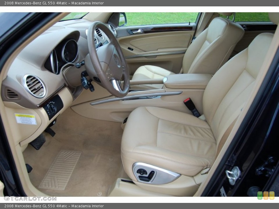 Macadamia Interior Front Seat for the 2008 Mercedes-Benz GL 550 4Matic #94480450