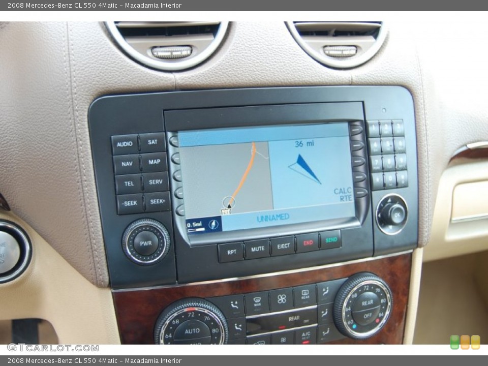 Macadamia Interior Navigation for the 2008 Mercedes-Benz GL 550 4Matic #94480498