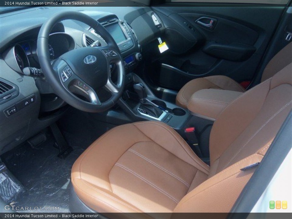 Black Saddle Interior Photo for the 2014 Hyundai Tucson Limited #94480534