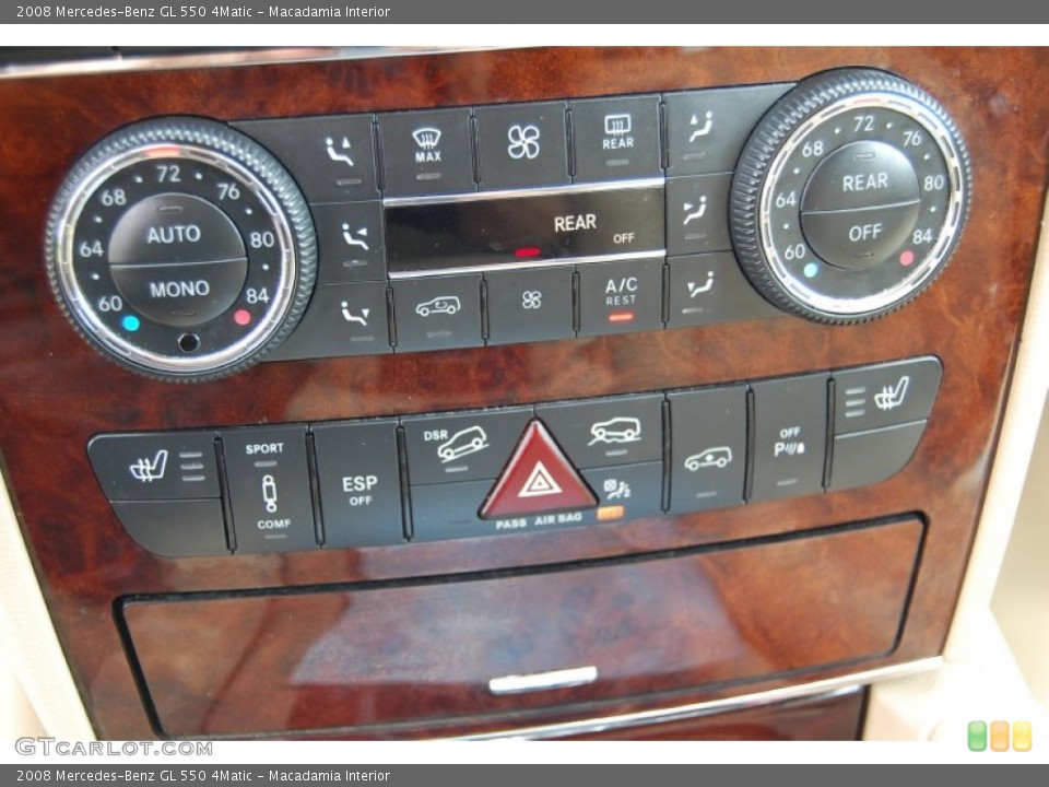 Macadamia Interior Controls for the 2008 Mercedes-Benz GL 550 4Matic #94480552