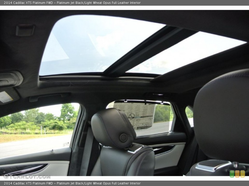 Platinum Jet Black/Light Wheat Opus Full Leather Interior Sunroof for the 2014 Cadillac XTS Platinum FWD #94482826