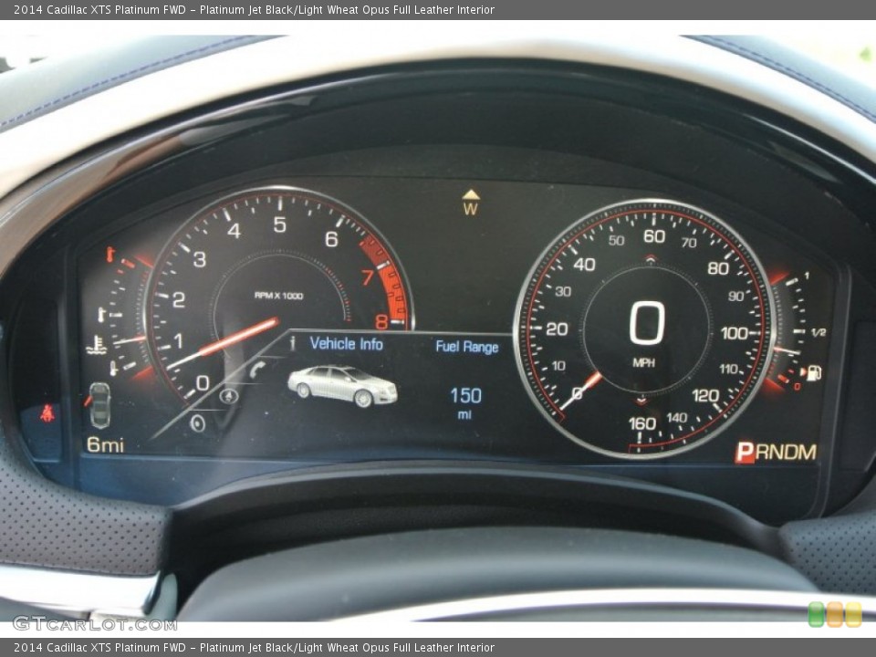 Platinum Jet Black/Light Wheat Opus Full Leather Interior Gauges for the 2014 Cadillac XTS Platinum FWD #94482865